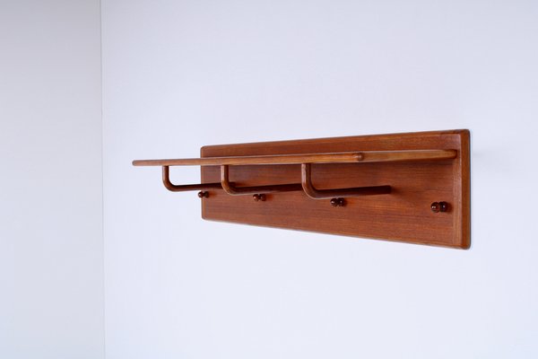 Teak Coatrack Wardrobe by Vildbjerg Mobelfabrik, Denmark, 1950s-XT-1421630