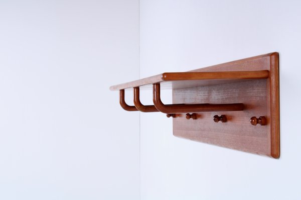 Teak Coatrack Wardrobe by Vildbjerg Mobelfabrik, Denmark, 1950s-XT-1421630