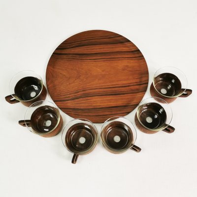 Teak Coffee and Tea Set from Schott & Gen, Mainz, Germany, 1970s, Set of 13-ZTG-1702519