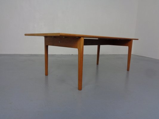 Teak Coffee Table by Hans J. Wegner for Andreas Tuck, 1950s-RDW-1779576