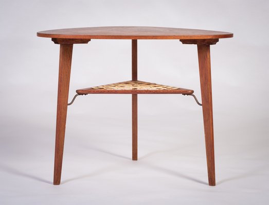 Teak Coffee Table by Holger Georg Jensen for Haslev Møbelsnedkeri, Denmark, 1960s-ZGQ-1734671