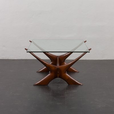 Teak Coffee Table by Illum Wikkelsø for CF Christensen, Denmark, 1960s-UE-1797944