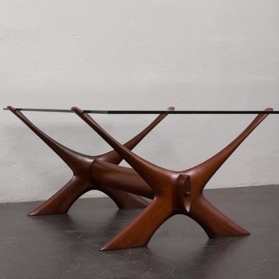 Teak Coffee Table by Illum Wikkelsø for CF Christensen, Denmark, 1960s-UE-1797944