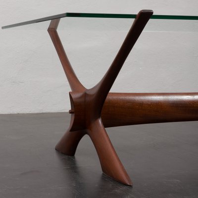 Teak Coffee Table by Illum Wikkelsø for CF Christensen, Denmark, 1960s-UE-1797944