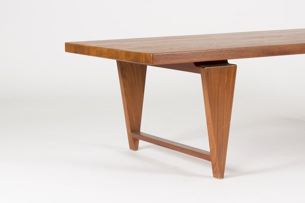 Teak Coffee Table by Illum Wikkelsø for Mikael Laursen, 1960s-NL-980080