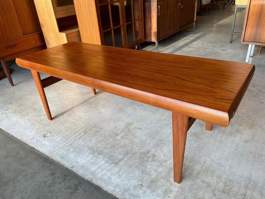 Teak Coffee Table by Johannes Andersen for Trioh, 1960s-WSA-831403