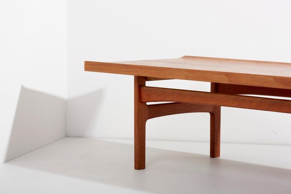 Teak Coffee Table by Tove & Edvard Kindt-Larsen for France & Son, Denmark, 1950s-SFD-1323292