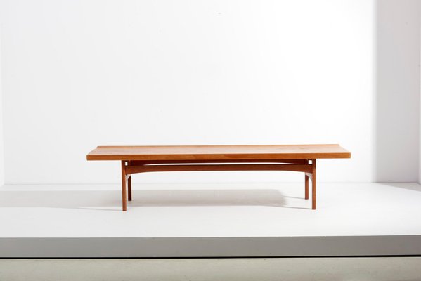 Teak Coffee Table by Tove & Edvard Kindt-Larsen for France & Son, Denmark, 1950s-SFD-1323292