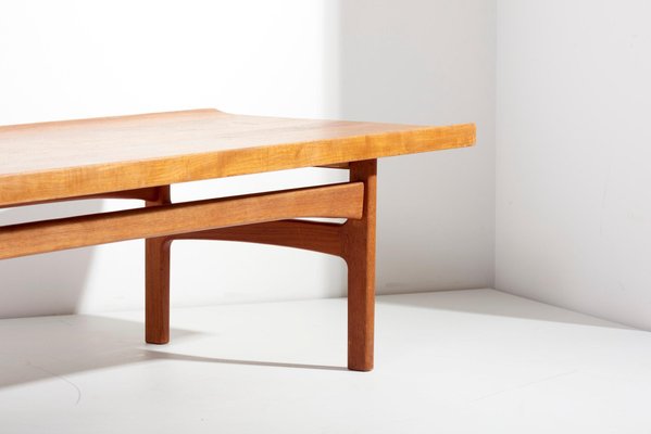 Teak Coffee Table by Tove & Edvard Kindt-Larsen for France & Son, Denmark, 1950s-SFD-1323292