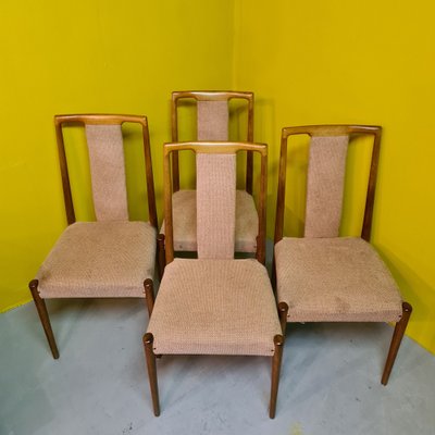 Teak Dining Chairs, 1960s, Set of 4-VHW-1793152