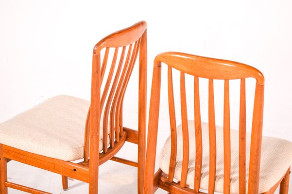 Teak Dining Chairs by Benny Linden, 1970s, Set of 12-XWB-1028298