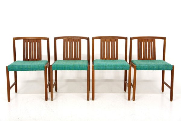 Teak Dining Chairs by Bertil Fridhagen for Bodafors, Sweden, 1960s, Set of 4-GEK-1794944