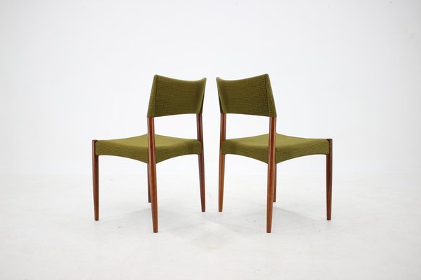 Teak Dining Chairs by Ejner Larsen & Aksel Bender-Madsen, 1960s, Set of 4-TZ-958994