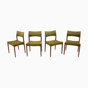 Teak Dining Chairs by Ejner Larsen & Aksel Bender-Madsen, 1960s, Set of 4-TZ-958994