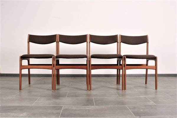 Teak Dining Chairs by Erik Buch for Anderstrup, 1950s, Set of 4-IV-706457