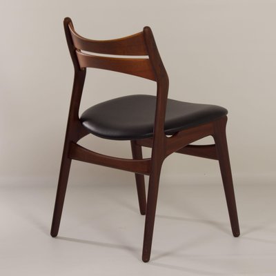 Teak Dining Chairs by Erik Buck for Chr. Christensens, 1960s, Set of 4-ZT-1345413