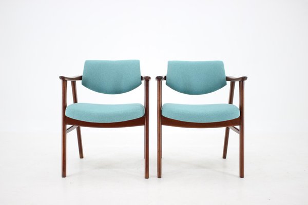 Teak Dining Chairs by Erik Kierkegaard, 1960s, Set of 8-TZ-848609