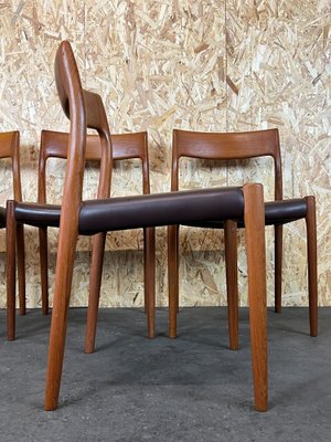 Teak Dining Chairs by Niels O. Möller for J.L Møllers, 1970s, Set of 4-EJL-1396368