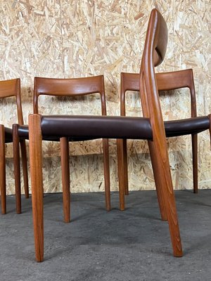 Teak Dining Chairs by Niels O. Möller for J.L Møllers, 1970s, Set of 4-EJL-1396368