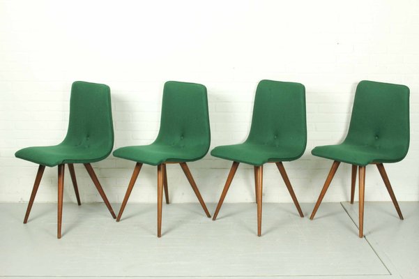 Teak Dining Chairs by Van Os, 1950s, Set of 4-ZA-1288839