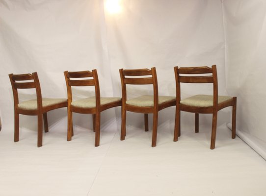 Teak Dining Chairs from Dyrlund, 1960s, Set of 4-OTF-1148637