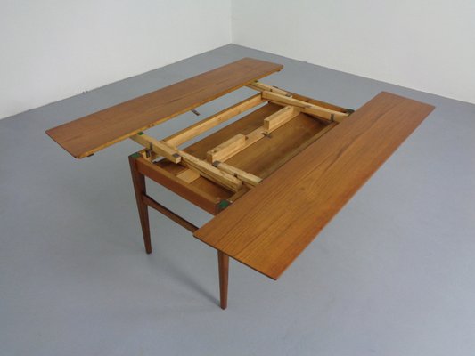 Teak Dining or Coffee Table, Denmark, 1960s-RDW-1304692