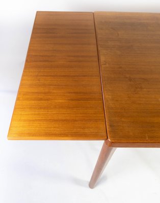 Teak Dining Table with Extensions by Henning Kjærnulf, 1960s-UY-952739