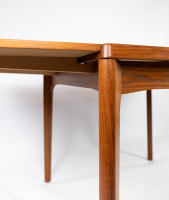 Teak Dining Table with Extensions by Henning Kjærnulf, 1960s-UY-952739