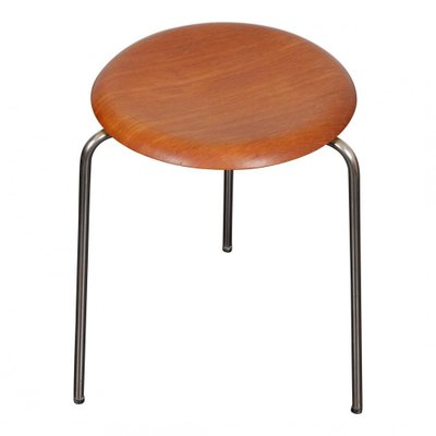 Teak Dot Ottoman by Arne Jacobsen, 1960s-MTD-1400106