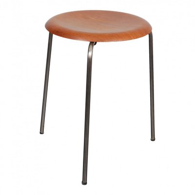 Teak Dot Ottoman by Arne Jacobsen, 1960s-MTD-1400106