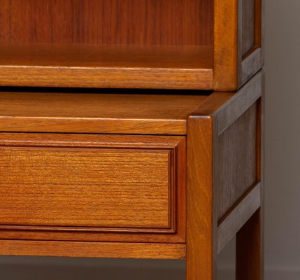 Teak Drawer and Shelf Cabinet by Carl Aksel Acking for Bodafors, Sweden, 1960s-JE-987165