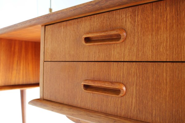 Teak Dressing Table with Mirror, 1960s-OKN-2021521