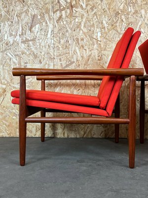 Teak Easy Chair by Kai Lyngfeldt Larsen for Søborg Møbelfabrik, 1960s, Set of 2-EJL-1177183