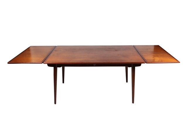 Teak Extendable Dining Table by Hans J. Wegner for Andreas Tuck, 1960s-UY-621181