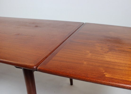 Teak Extendable Dining Table by Hans J. Wegner for Andreas Tuck, 1960s-UY-621181