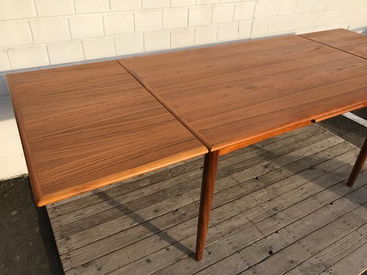 Teak Extendable Dining Table by Niels Otto Møller, 1960s-EXJ-589369