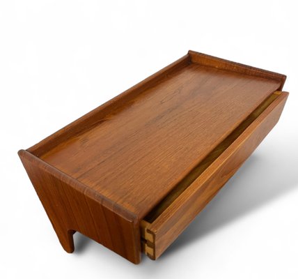 Teak Floating Bedside by Arne Hovmand Olsen for Mogens Kold-DZY-2034971