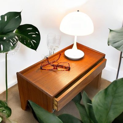 Teak Floating Bedside by Arne Hovmand Olsen for Mogens Kold-DZY-2034971