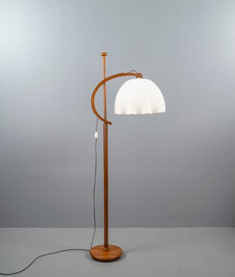 Teak Floor Lamp in the Style of Domus & Wegner Juhl, 1960s-VLO-1347393