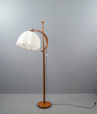 Teak Floor Lamp in the Style of Domus & Wegner Juhl, 1960s-VLO-1347393