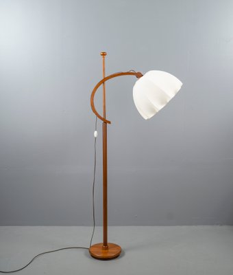 Teak Floor Lamp in the Style of Domus & Wegner Juhl, 1960s-VLO-1347393