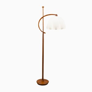 Teak Floor Lamp in the Style of Domus & Wegner Juhl, 1960s-VLO-1347393