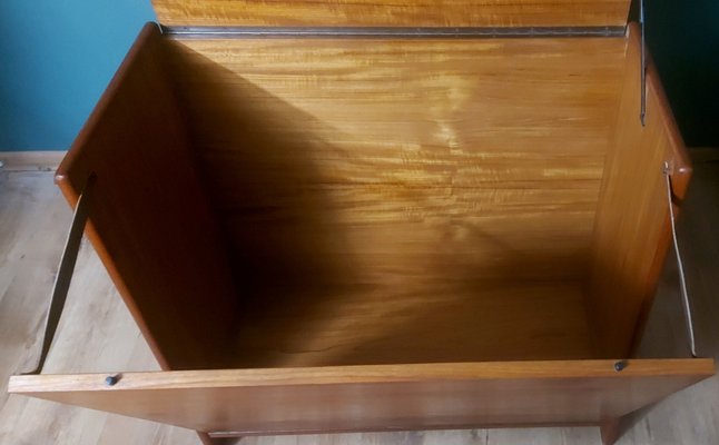 Teak Folding Bedding Chest of Drawers, 1960s-KDW-1794809