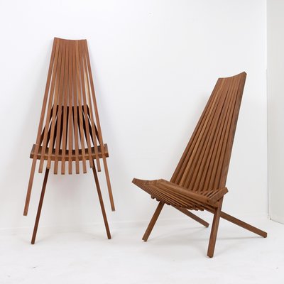 Teak Folding Chairs, Set of 2-NYF-2018794