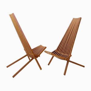 Teak Folding Chairs, Set of 2-NYF-2018794