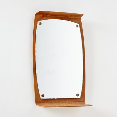 Teak Framed Mirror-CI-878373