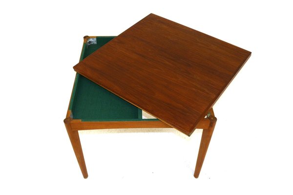 Teak Game Table, Denmark, 1960s-GEK-826695