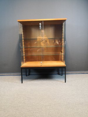 Teak & Glass Display by Dieter Wäckerlin for Behr, 1960s-CTM-570640