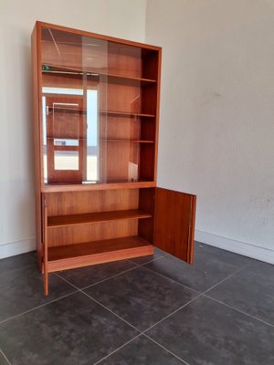 Teak Glass-Front Bookcase by Børge Mogensen for Søborg Furniture-LDW-1362008