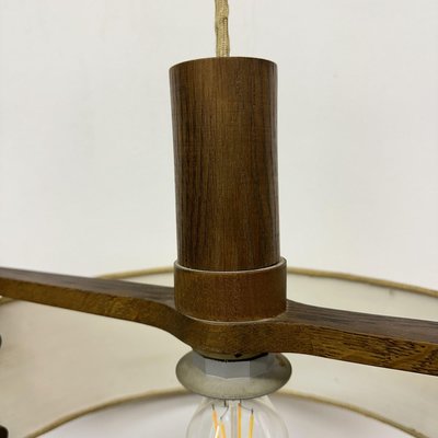 Teak Hanging Lamp from Temde Leuchten, 1970s-BGP-2020852